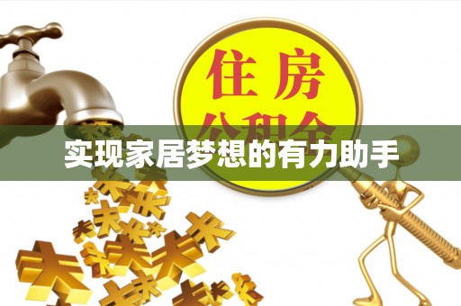 特克斯实现家居梦想的有力助手
