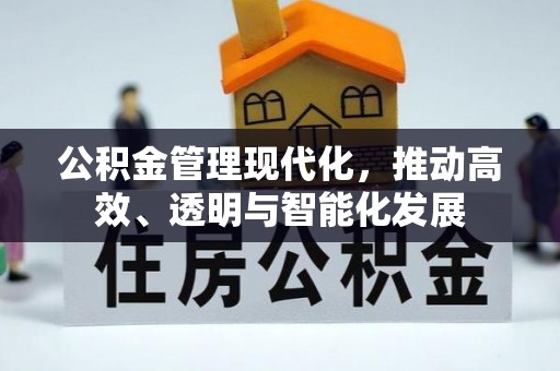 特克斯公积金管理现代化，推动高效、透明与智能化发展