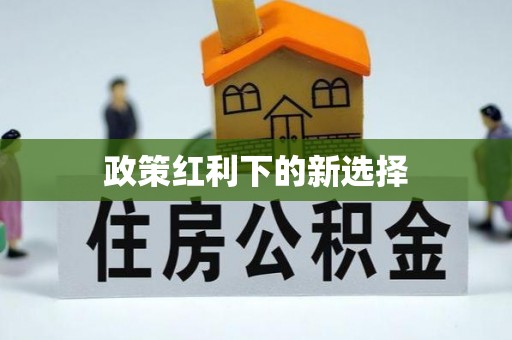 特克斯政策红利下的新选择