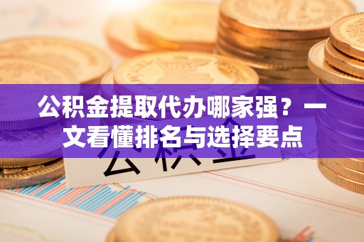 特克斯公积金提取代办哪家强？一文看懂排名与选择要点