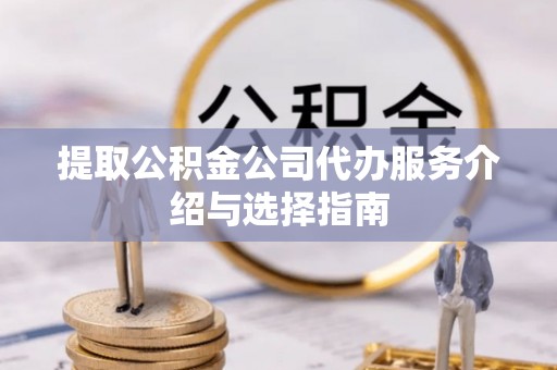 特克斯提取公积金公司代办服务介绍与选择指南